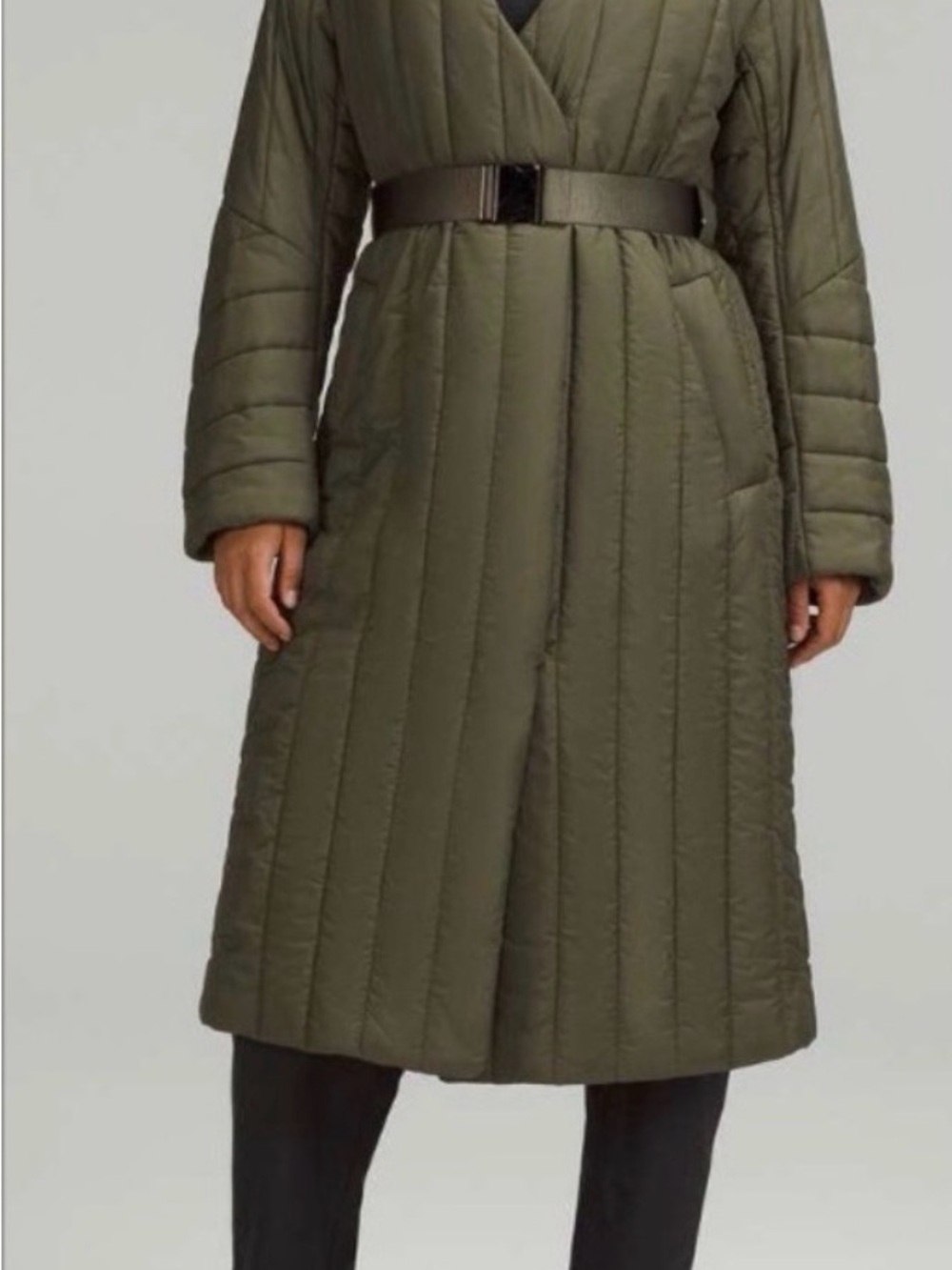 lululemon athletica Olive Green Jacket Interior Tag